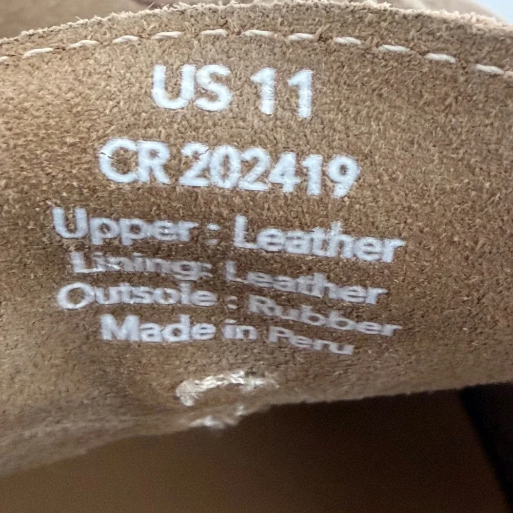 Nisolo Diego Low Top Derby Suede Shoes Mens 11 Sand Tan Leather Oxfords CR202419